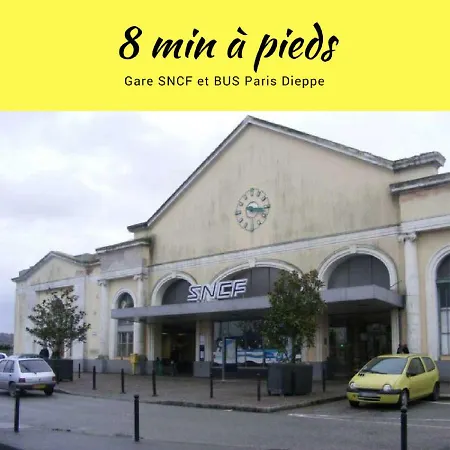 La Plage A 2 Pas: Beachside Apartments with Netflix and Services Dieppe Exterior photo